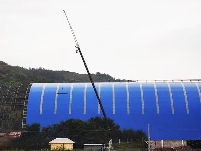 玉树煤棚网架工程